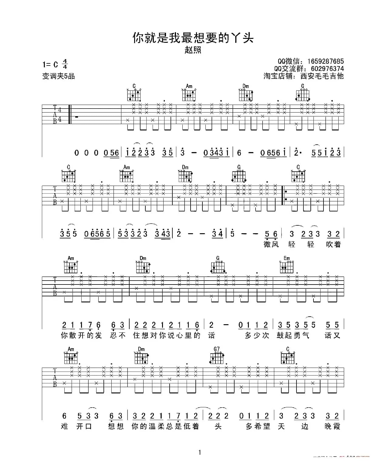 你就是我最想要的丫头