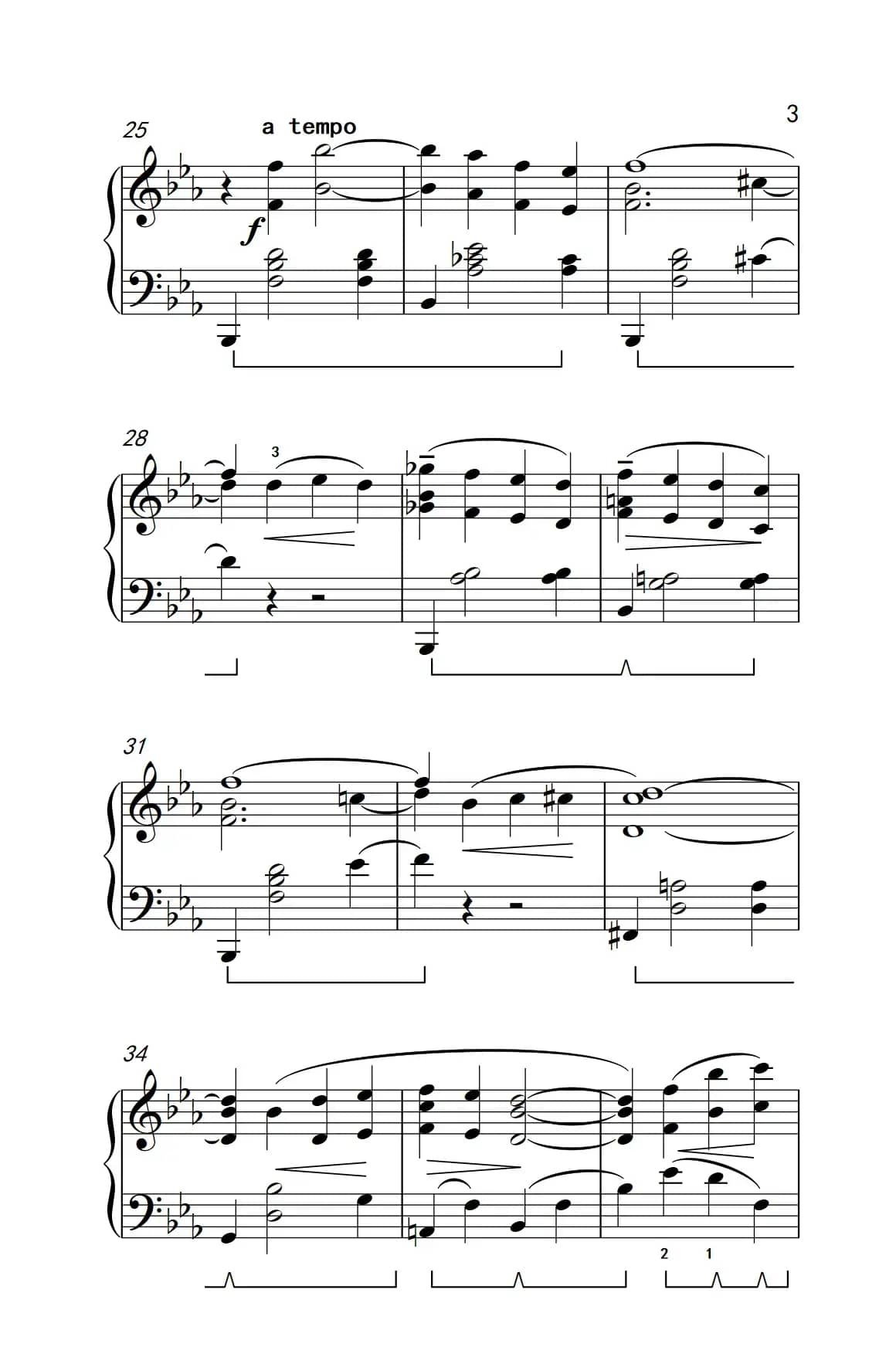 第二号协奏曲（约翰·汤普森 成人钢琴教程 第三册）