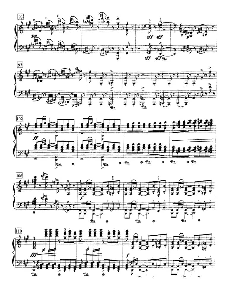 钢琴教程第八级 中外乐曲（小丑 Op.3 No.4）