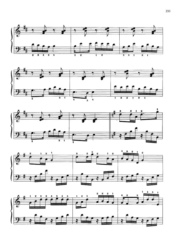 110首中国民歌钢琴小曲集：放风筝（甘肃民歌）