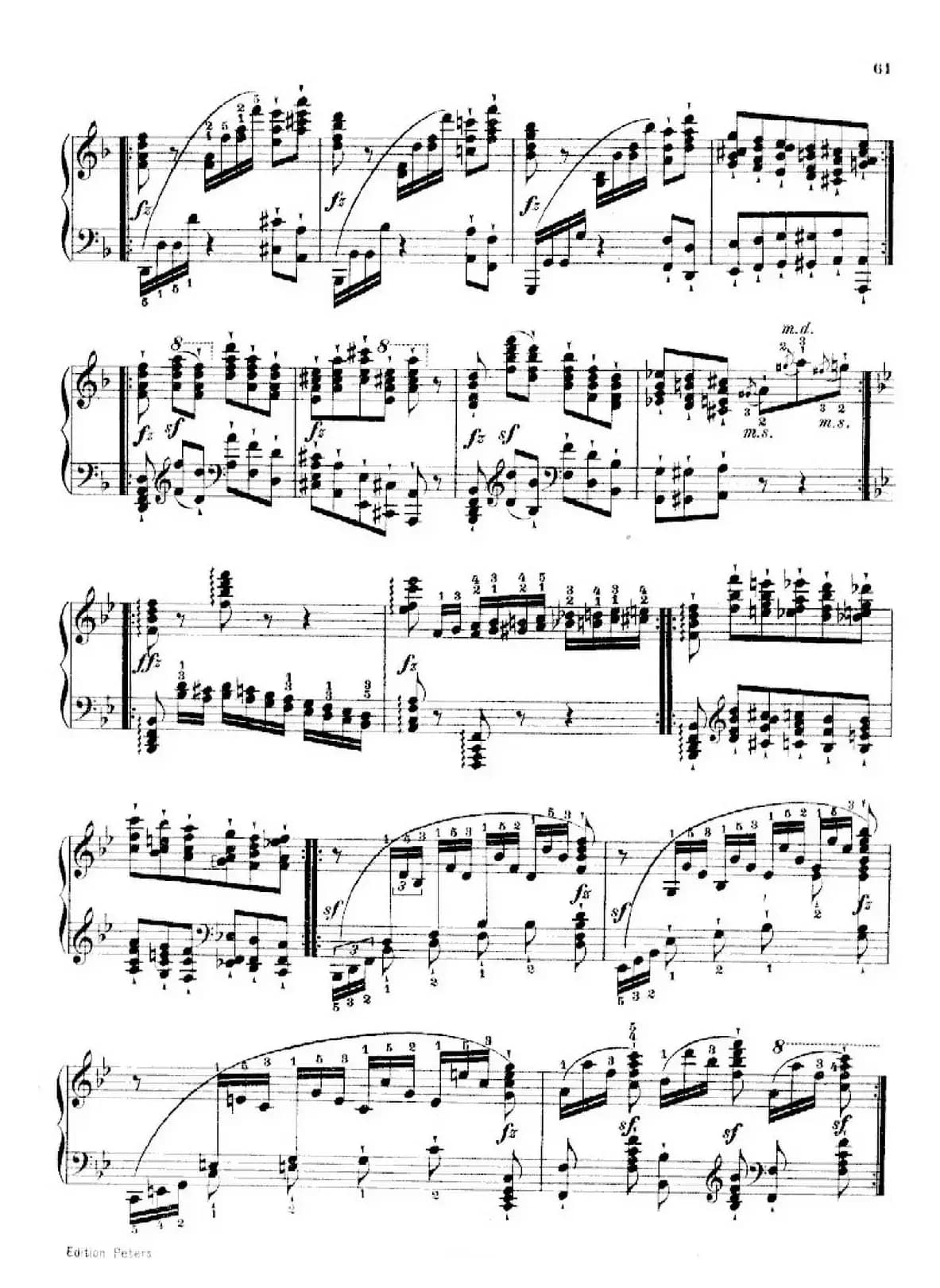 School of the Virtuoso Op.365（60首钢琴高级练习曲·25）