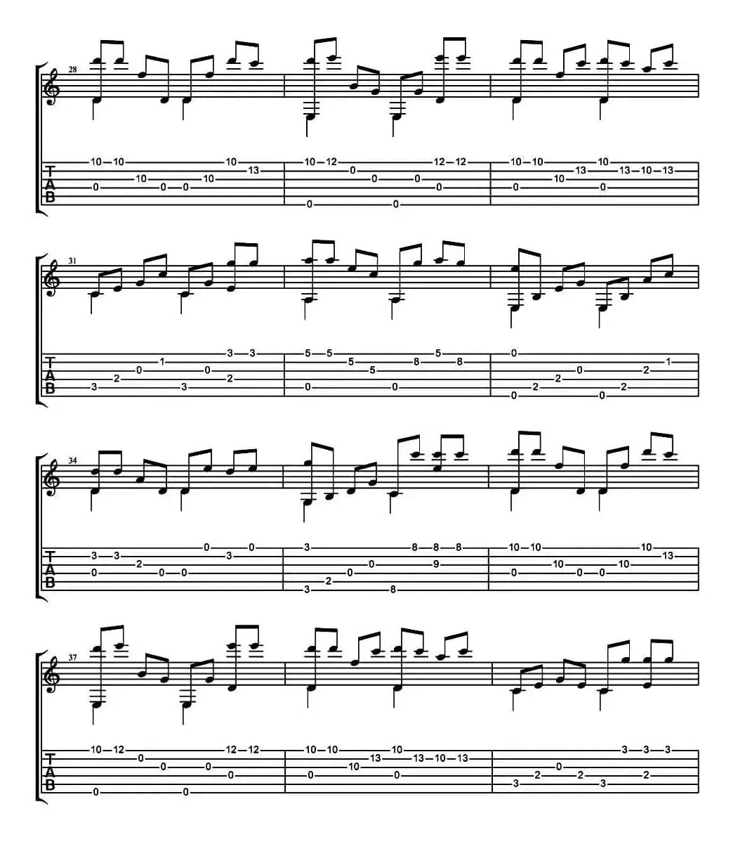 把悲伤留给自己指弹（指弹独奏）