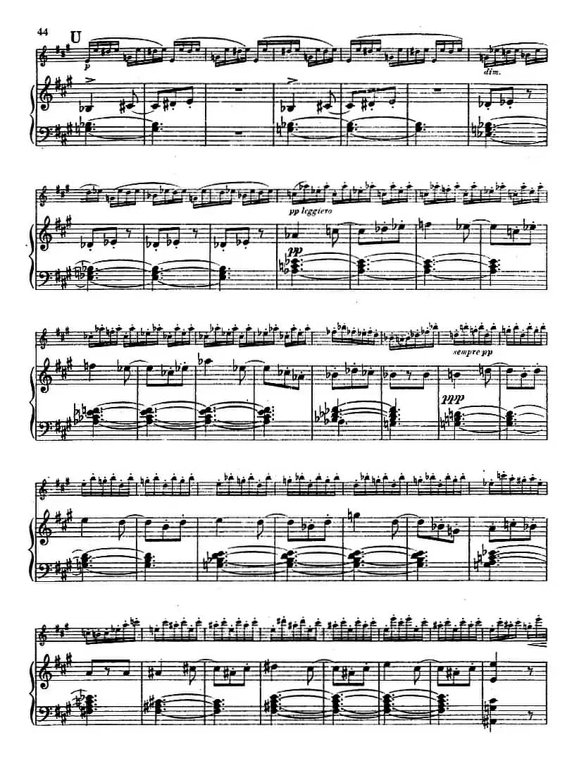 德沃夏克作品53号A小调协奏曲 （小提琴和钢琴）