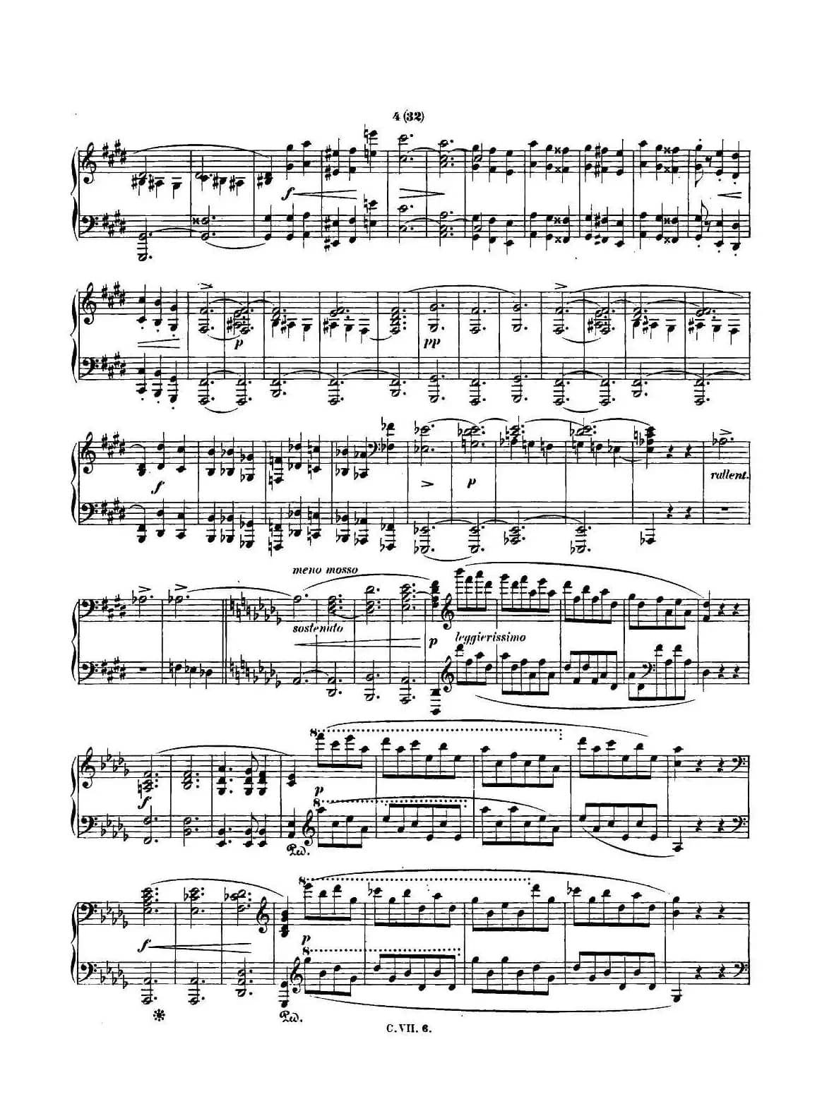 肖邦 钢琴谐谑曲 Chopin Scherzo（No.3 升c小调，Op.39）