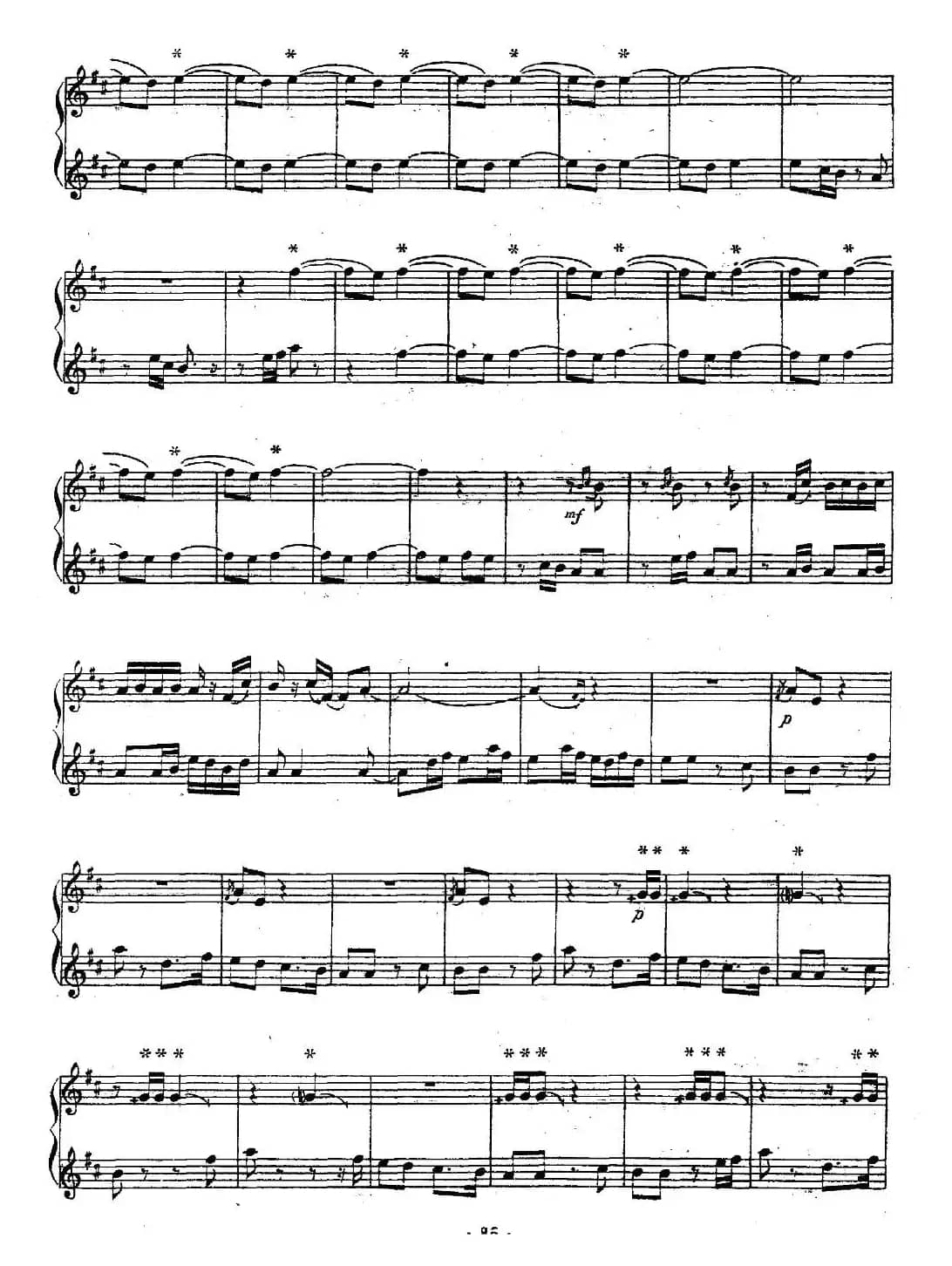 百鸟音（笛子+笙、五线谱）