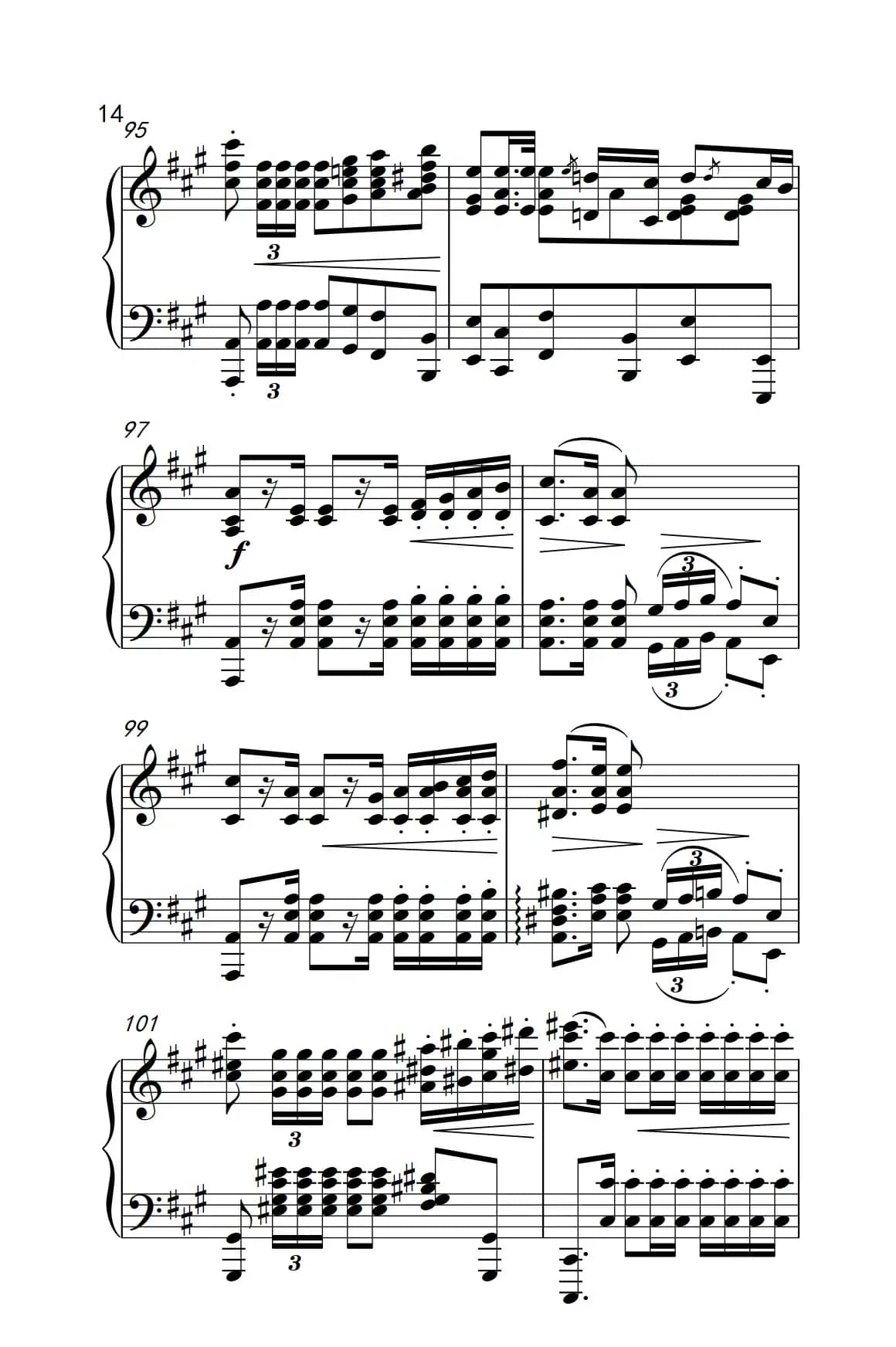 bA大调波兰舞曲