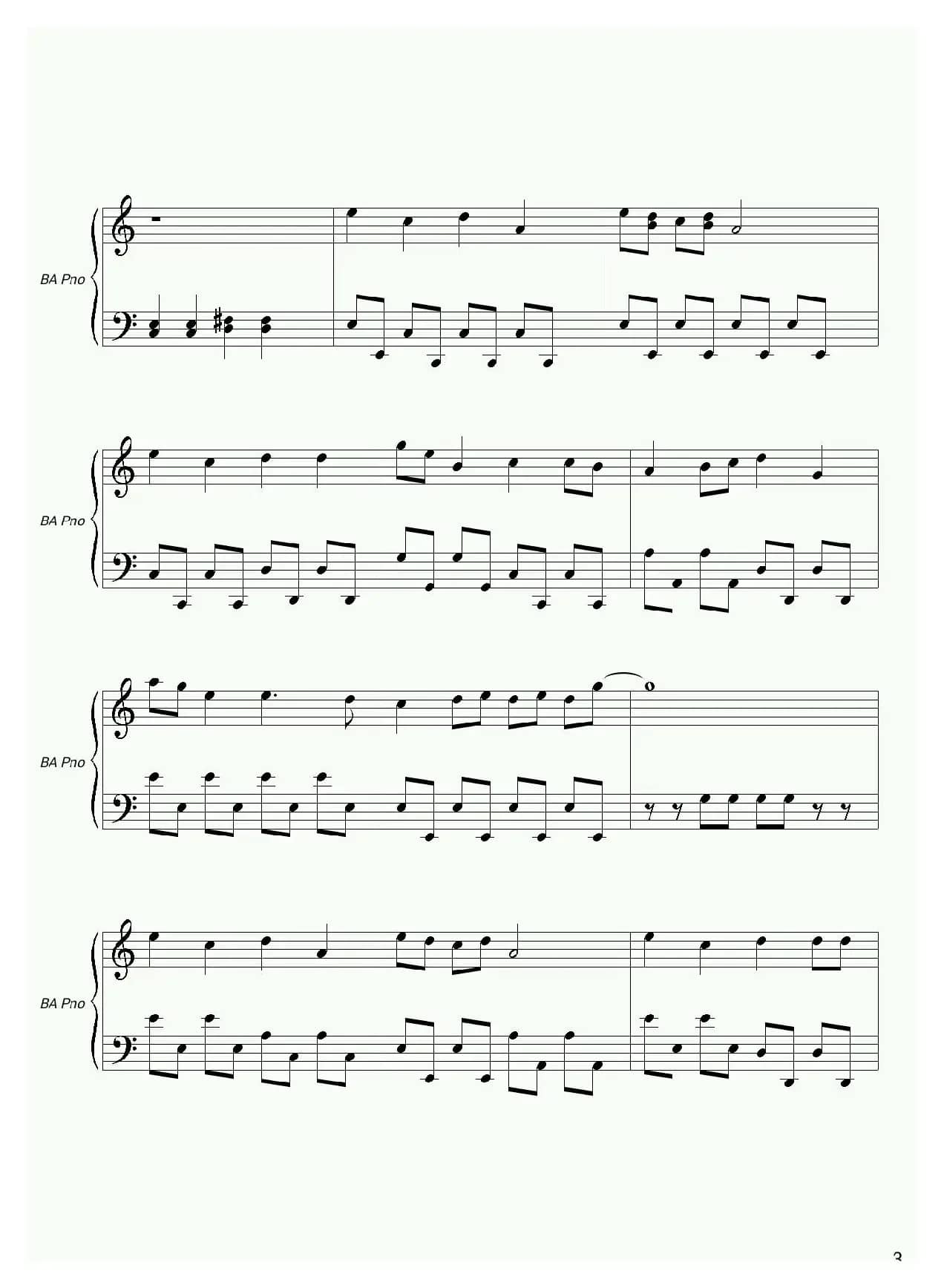 小苹果（张洺嘉改编版）