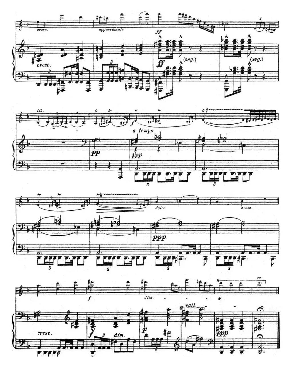 Symphonie Espagnole Op.21，No.4（西班牙交响曲）（小提琴+钢琴伴奏）