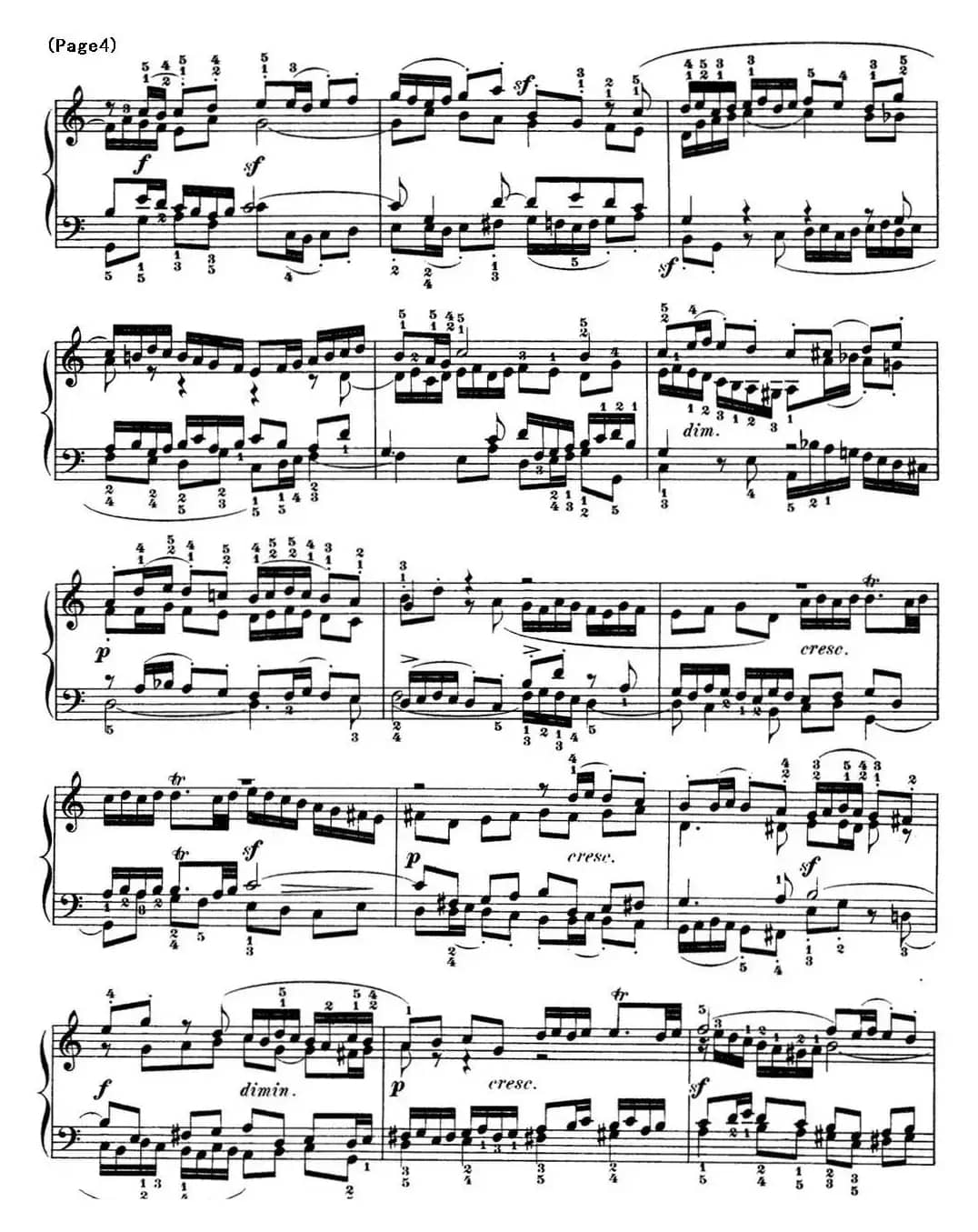 巴赫《平均律钢琴曲集·第一卷》之赋格曲（NO.20）