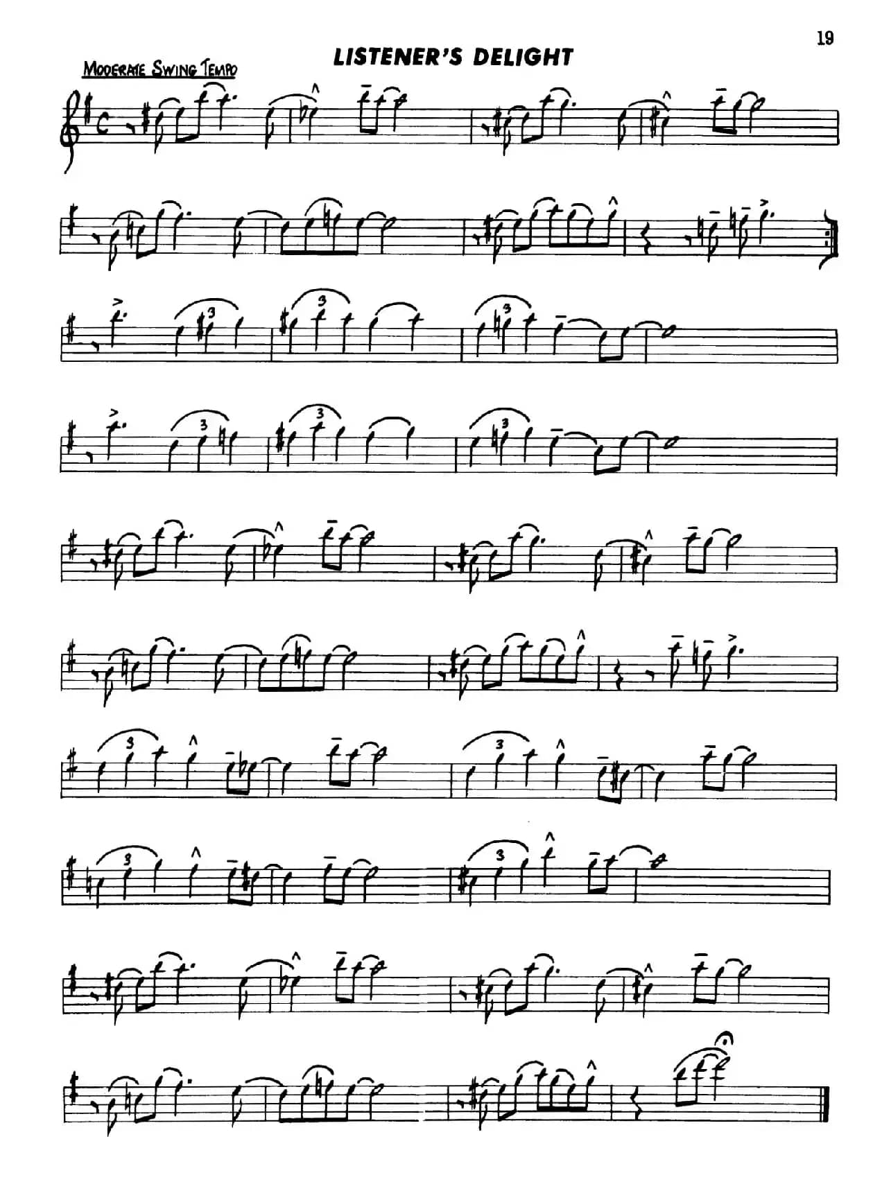 Basic Jazz Conception for sax