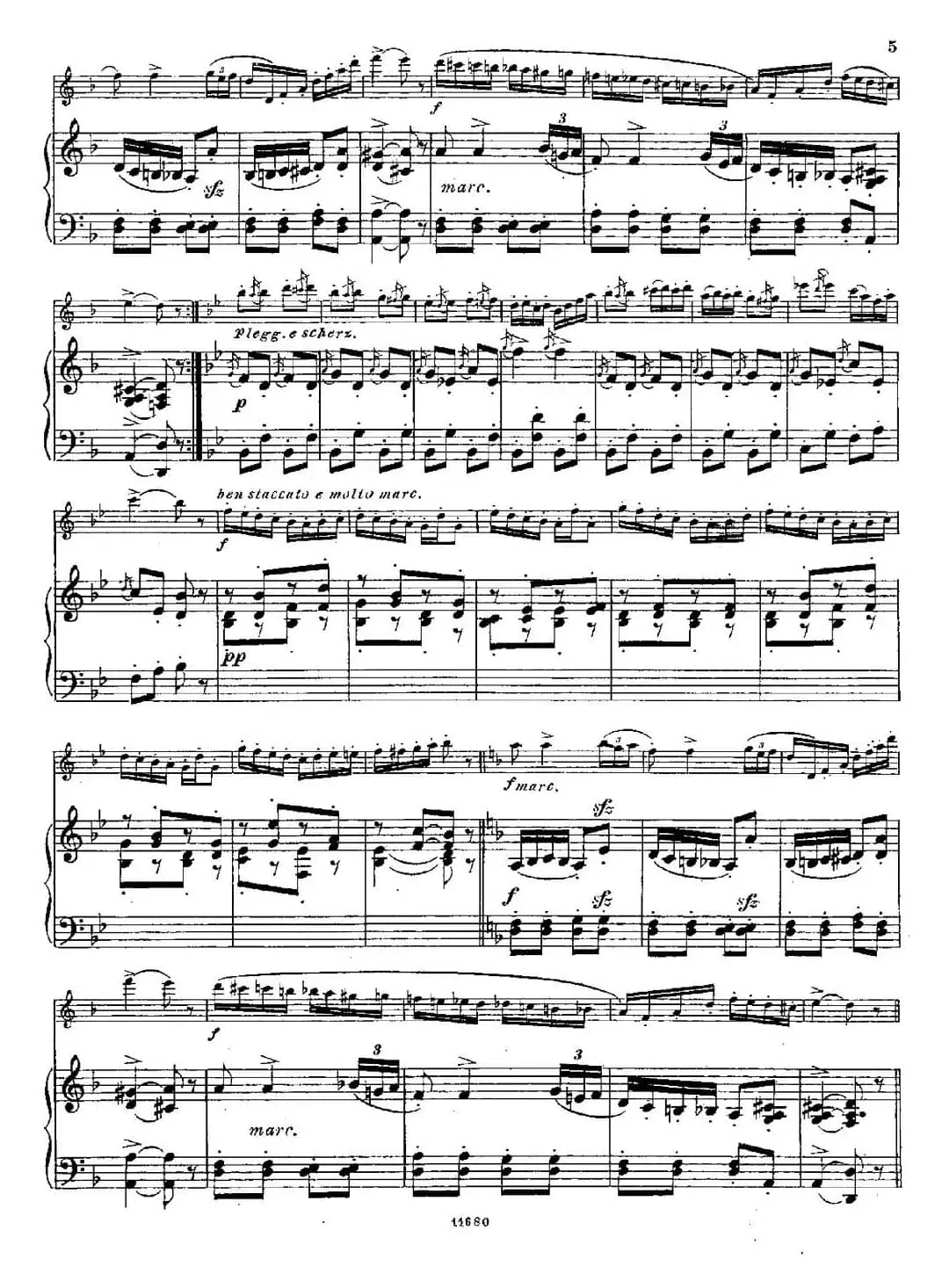 Fantaisies nationales.  Russe. （Op.59 No.3）（长笛+钢琴伴奏）