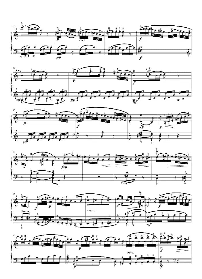 莫扎特C大调第十钢琴奏鸣曲