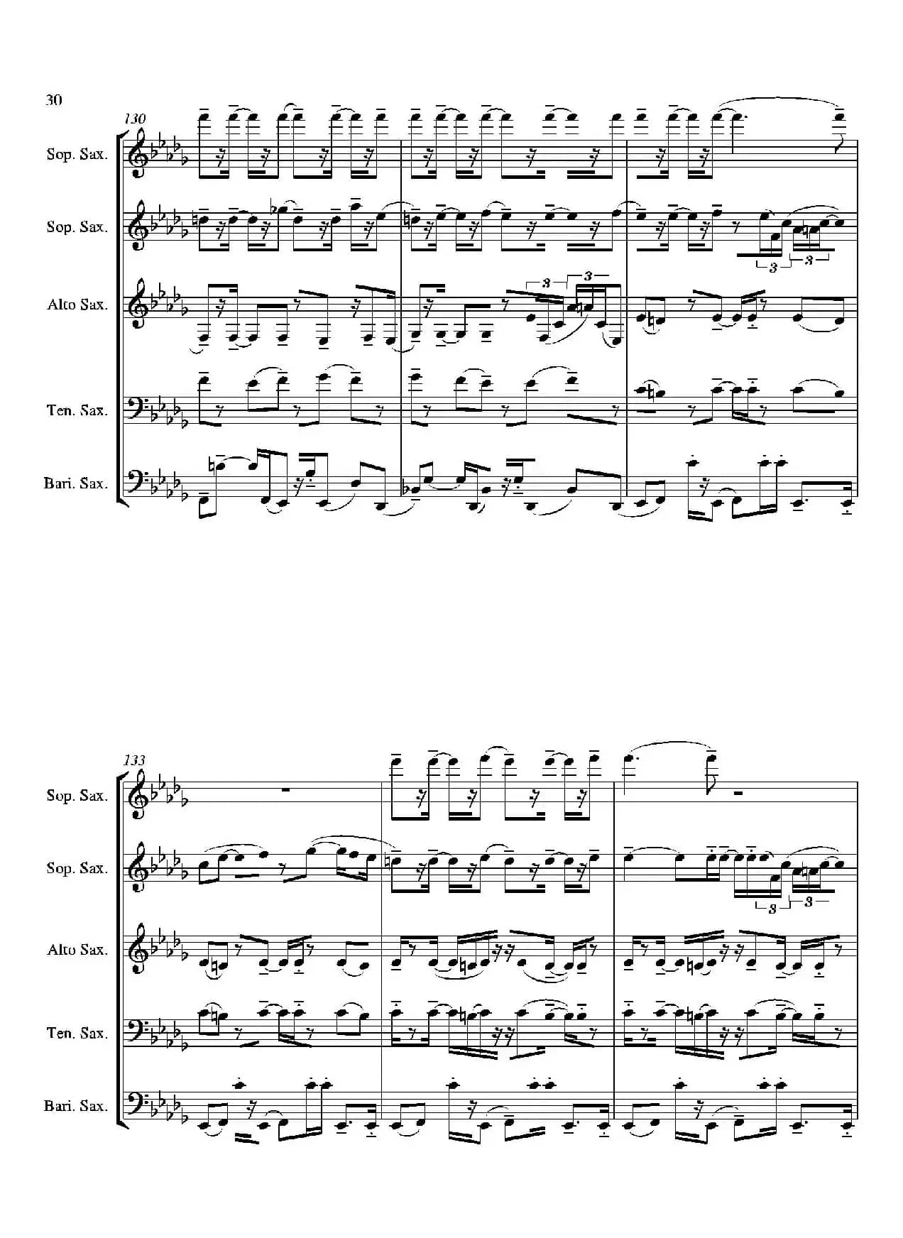 Tango（合奏总谱）