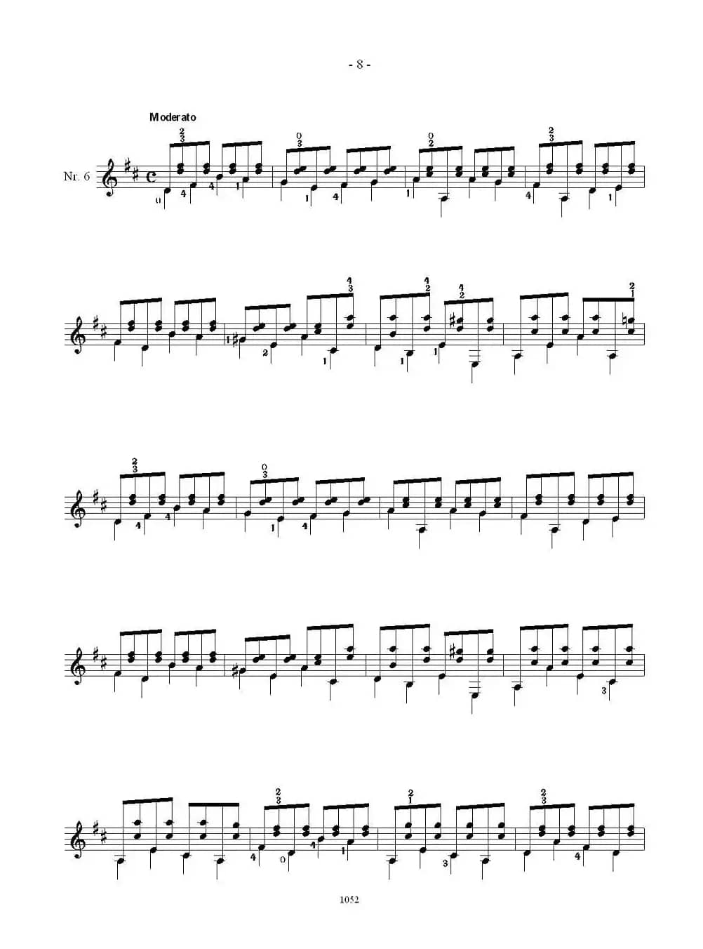 索尔·克斯特26首练习曲之6——10