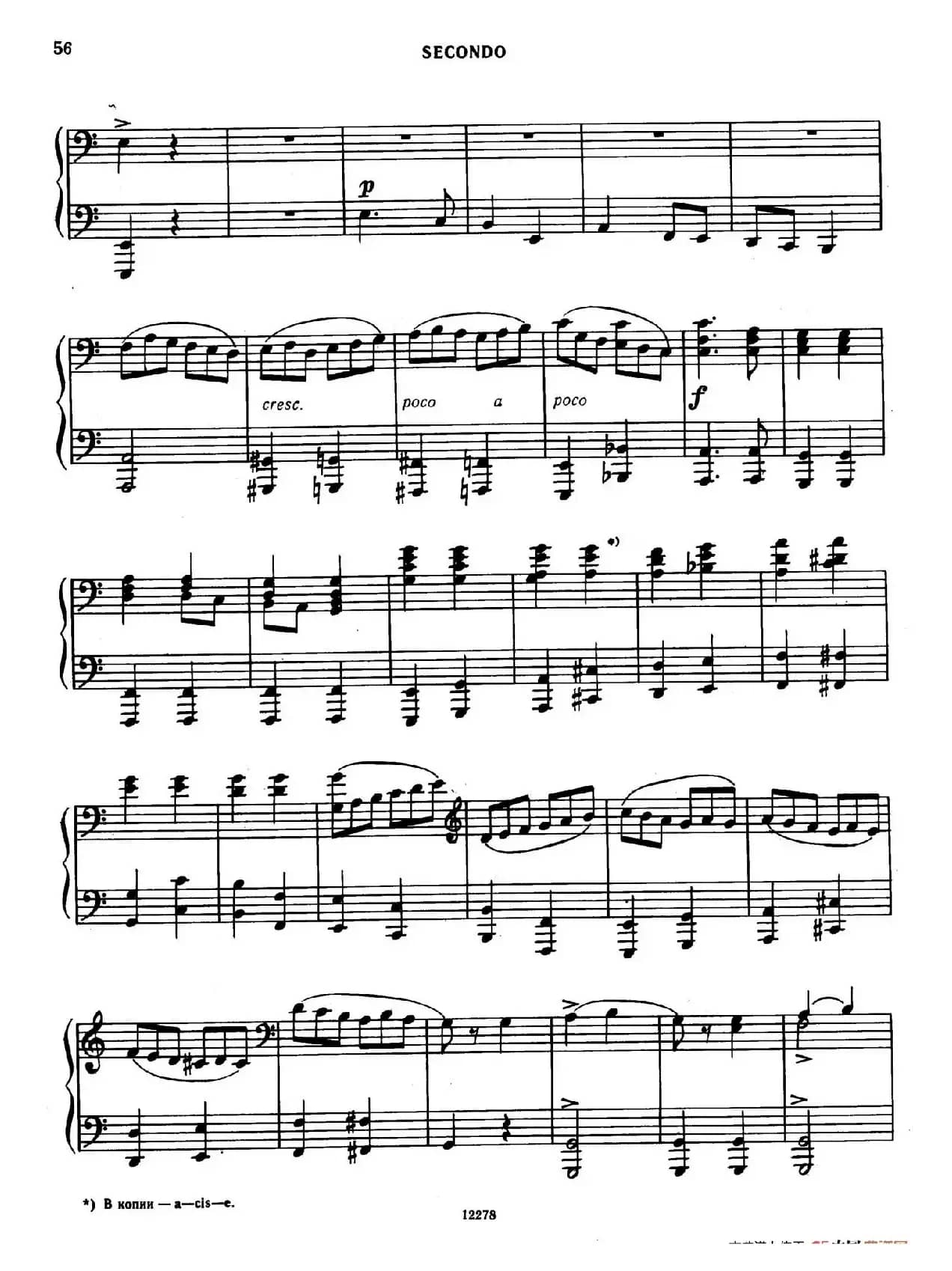 Tarantella in D Major(D大调塔兰泰拉舞曲·四手联弹)