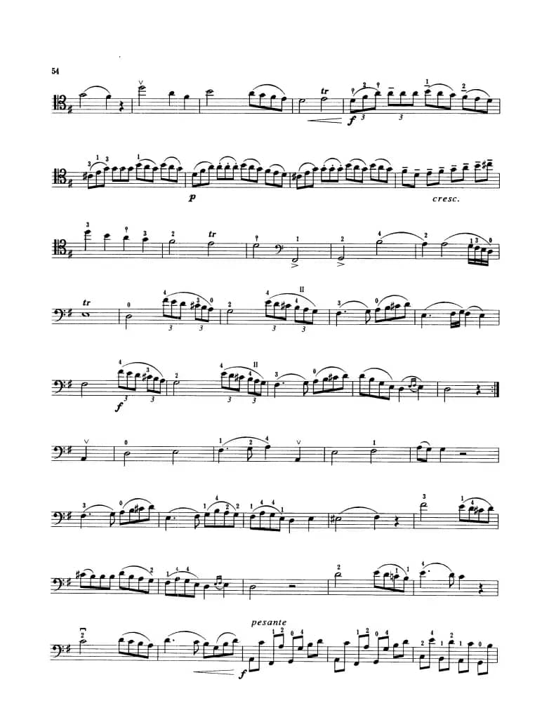 G大调奏鸣曲 （大提琴）