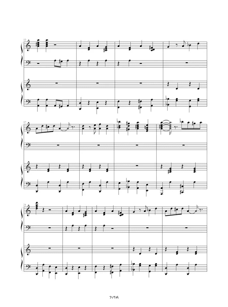 CRUSH（四手联弹）