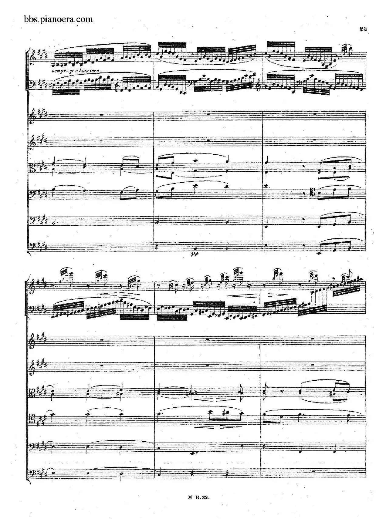 Piano Concerto No.1 in g Minor Op.25（g小调第一钢琴协奏曲·总谱）