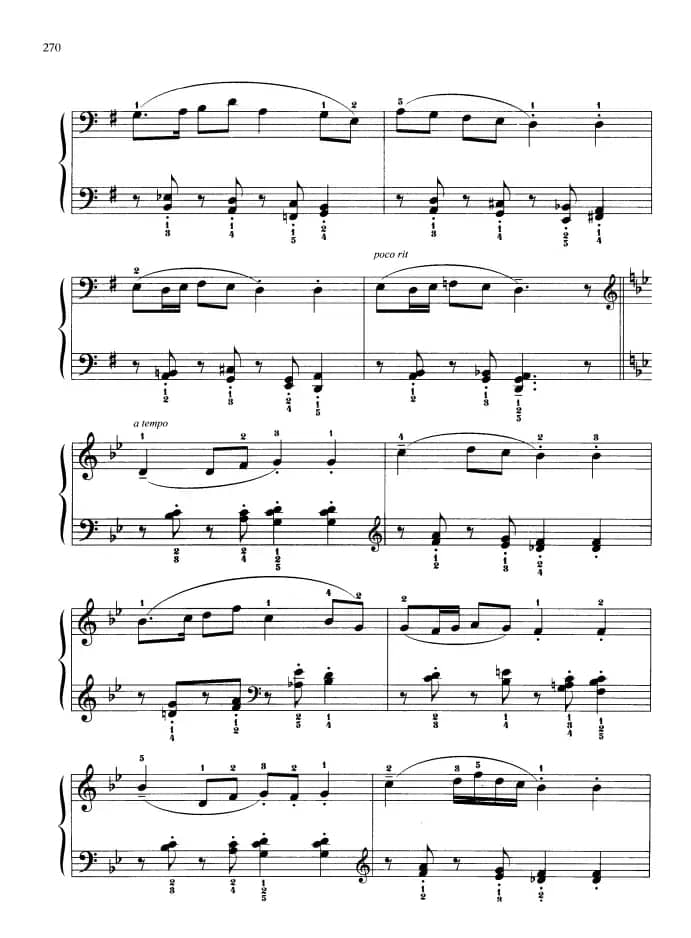 110首中国民歌钢琴小曲集：元宵节的街头