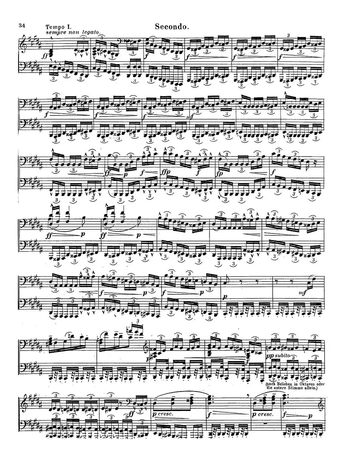 c小调第二交响曲“复活”（Ⅱ）（改编四手联弹版）