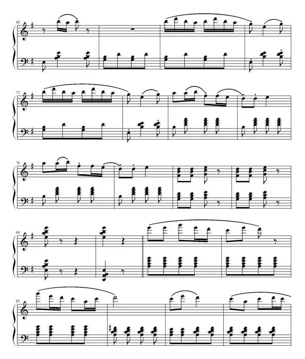 采茶扑蝶（弹琴吧制谱版）