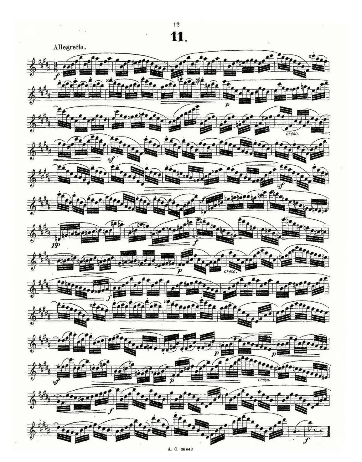 24首长笛练习曲 Op.21 之1—12