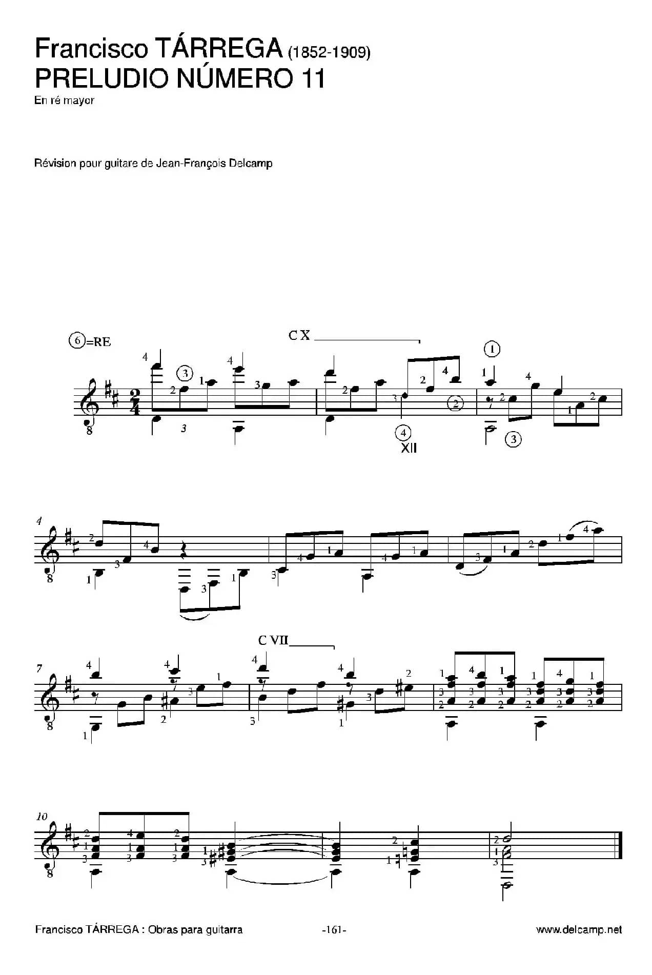 《塔雷加作品全集》第9部分（古典吉他）