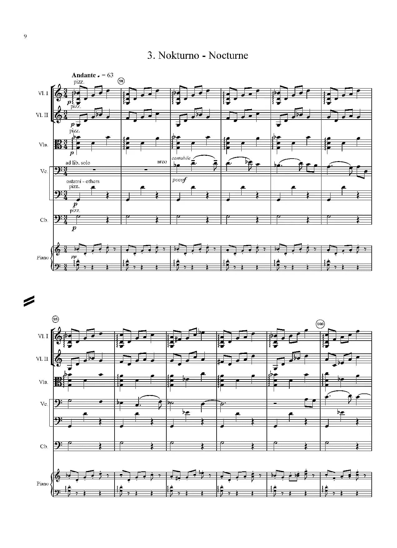 Ivo Blaha Zamecka suita - Full Score（城堡套曲）