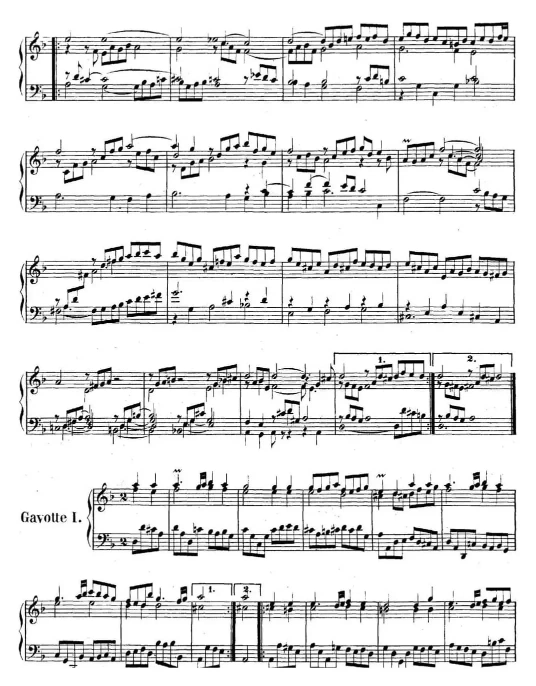 英国组曲No.6 巴赫 d小调 6th Suite BWV 811