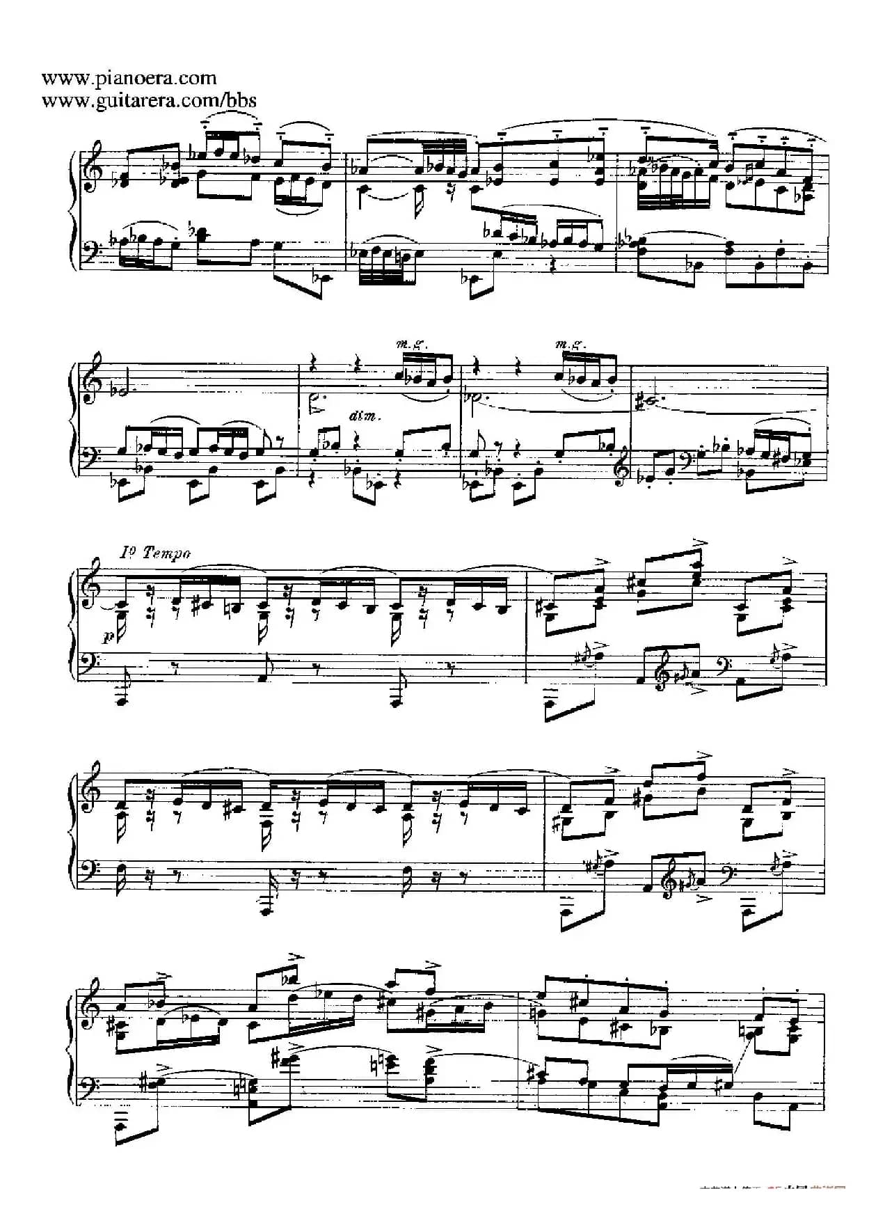 Goyescas（戈雅之画）（3. 烛光凡丹戈 El Fandango De Candil）