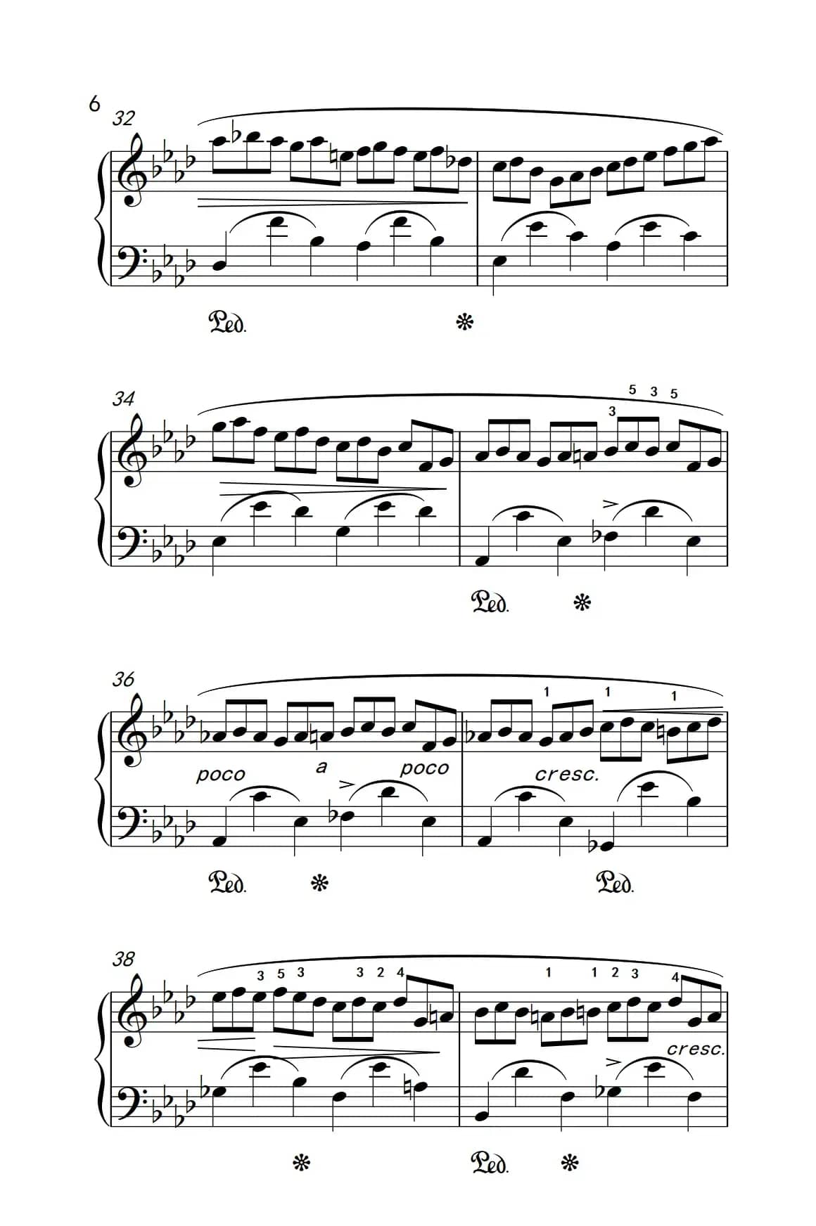 第九级1.练习曲 Op.25 No.2（中央音乐学院 钢琴（业余）考级教程 7-9级）