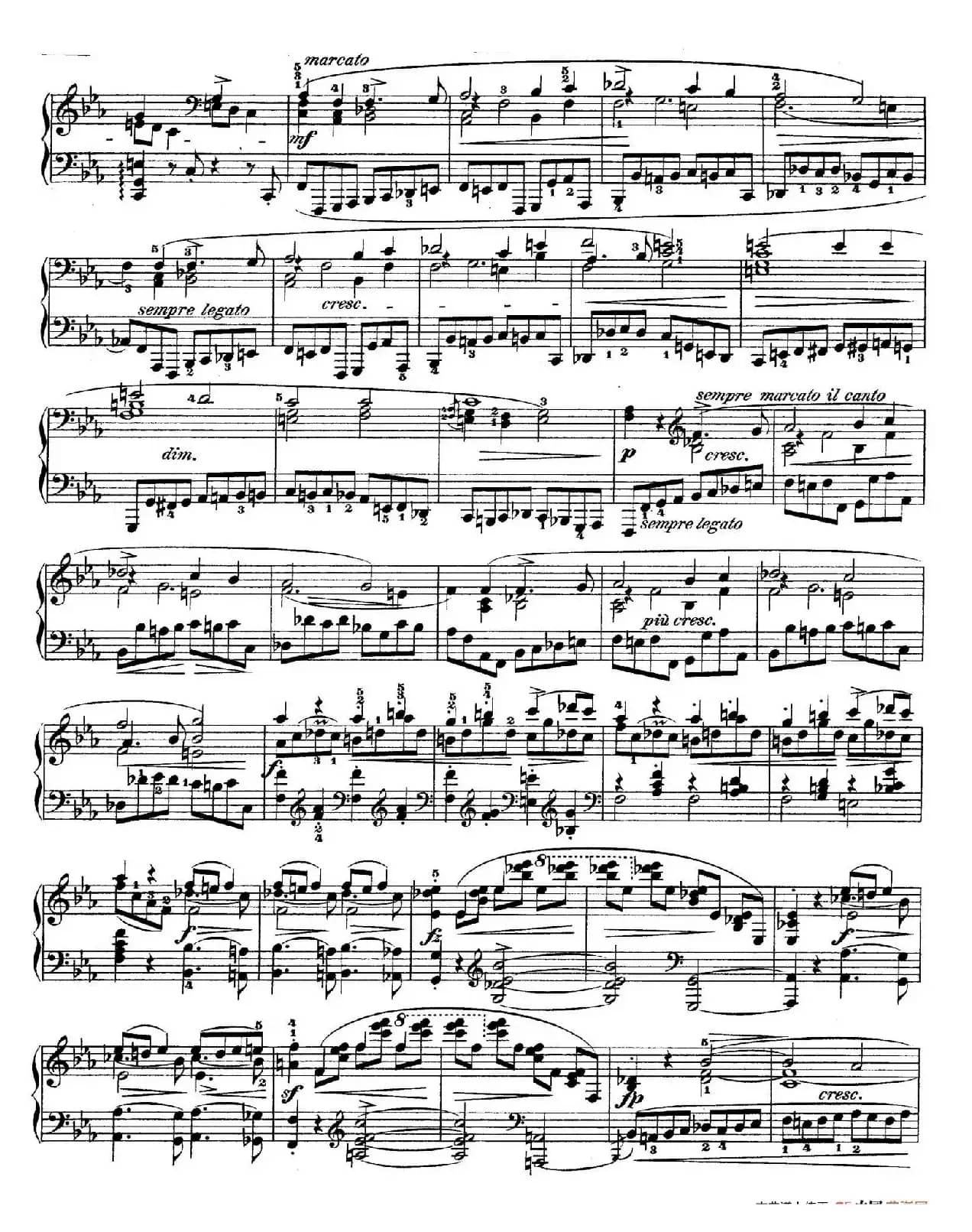 Piano Sonata No.1 in c Minor Op.4 (c小调第一钢琴奏鸣曲)