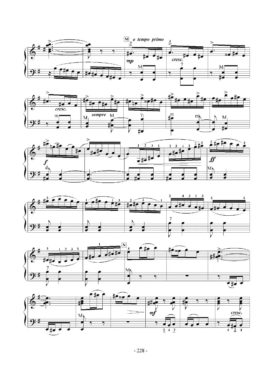 E大调协奏曲（九级练习曲）