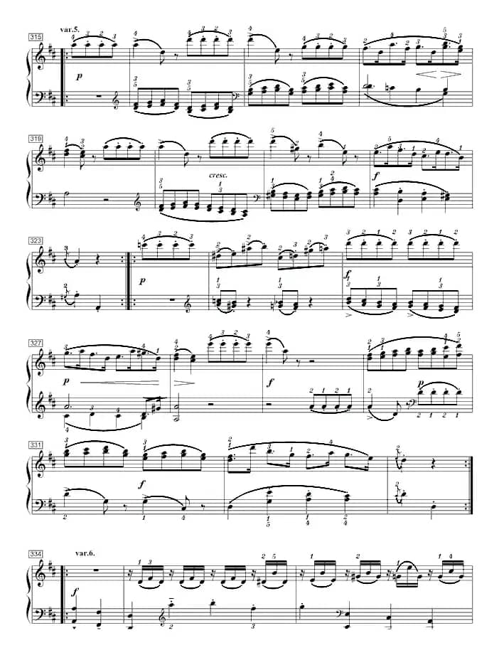 莫扎特D大调钢琴奏鸣曲K.284