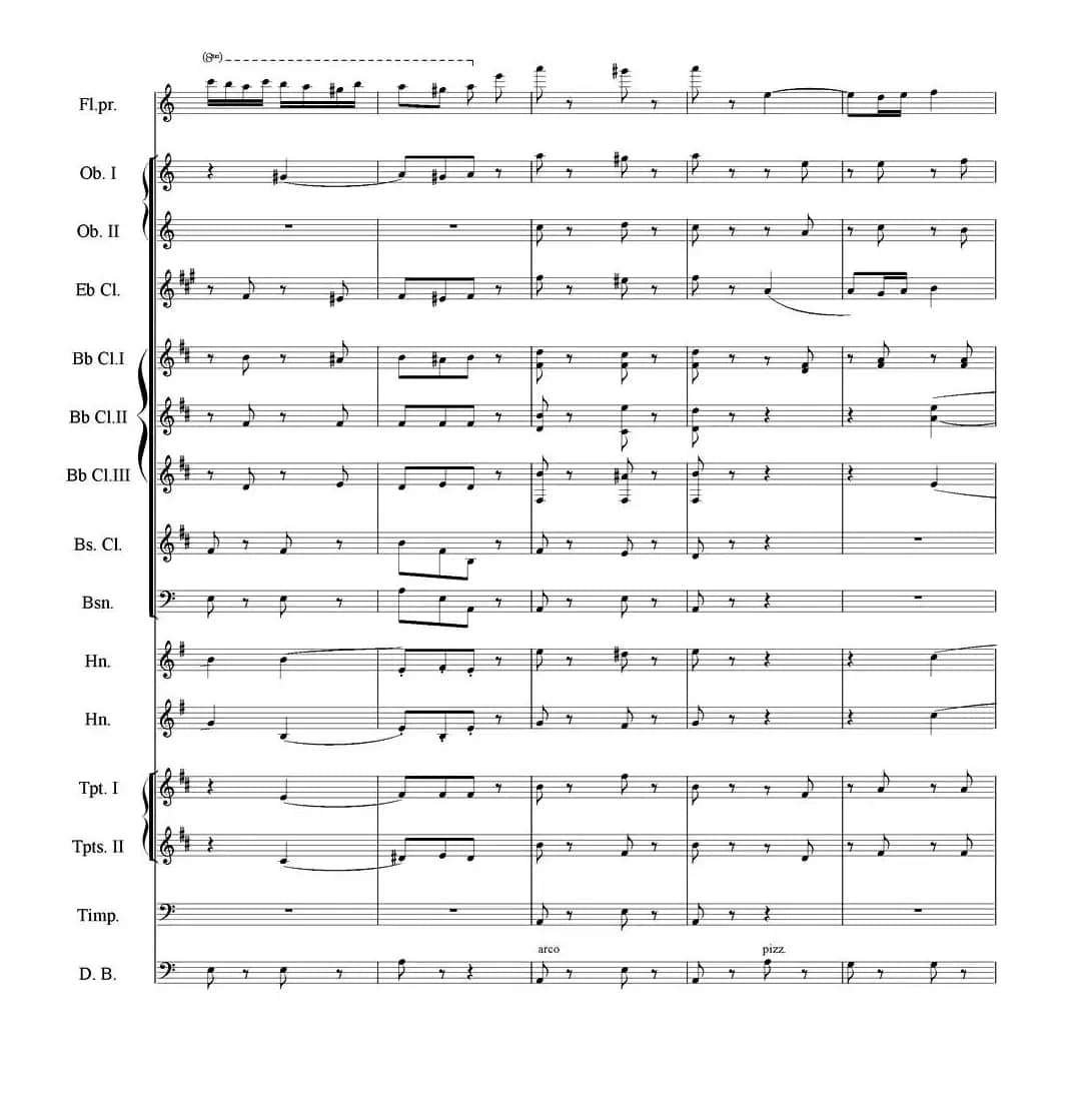 流浪者之歌（长笛与管乐队）