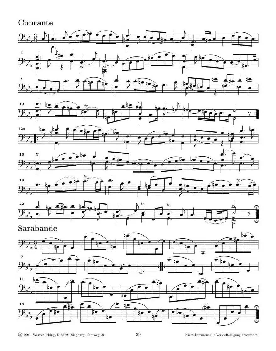 巴赫无伴奏大提琴练习曲之五