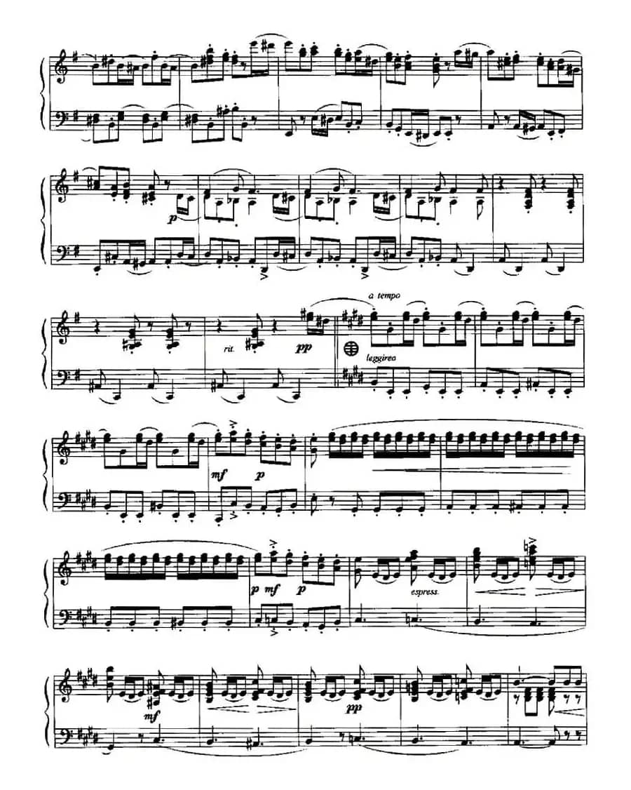 e小调随想回旋曲