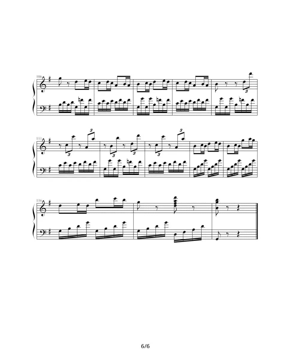 第25奏鸣曲第三乐章