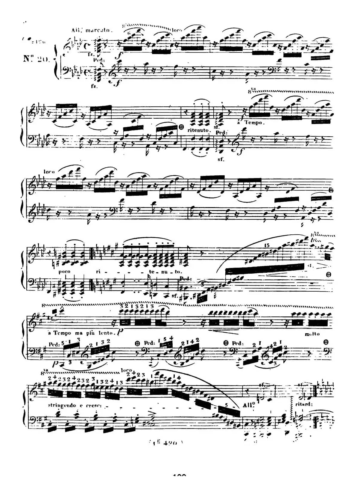 24 Exercices et Preludes Op.21（24首前奏练习曲·20）