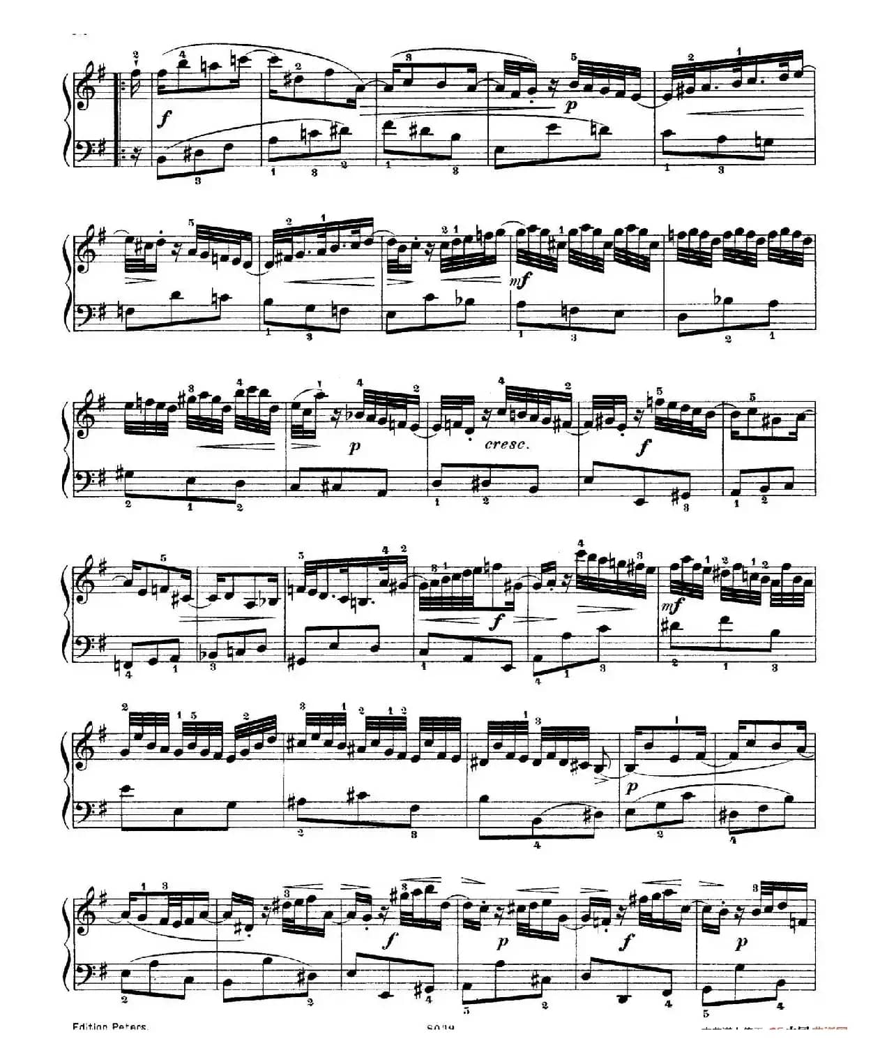 Six Partitas BWV 825-830（6首帕蒂塔·6）