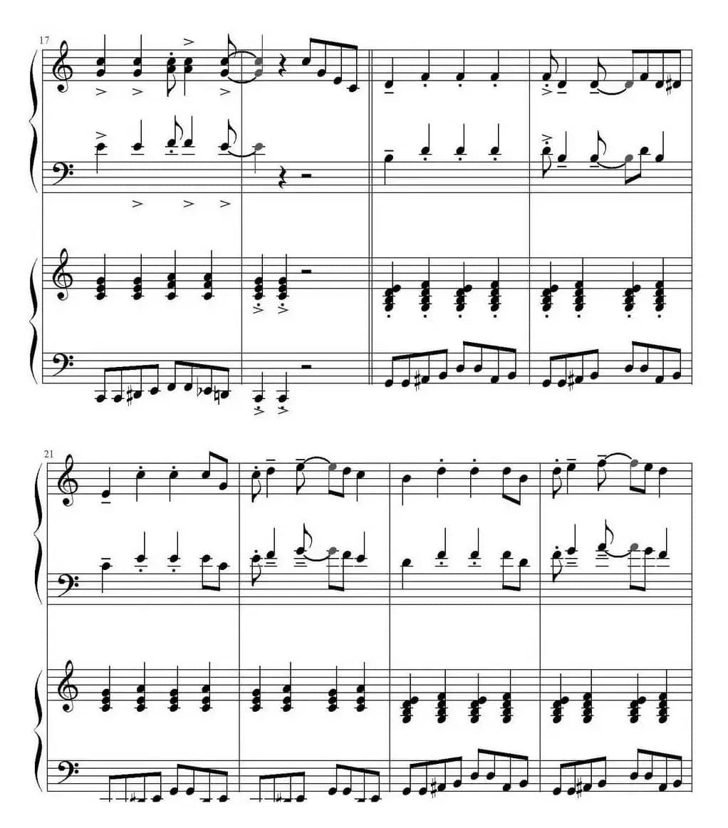 小蓝恰恰（Little Blue Cha-Cha 四手联弹）