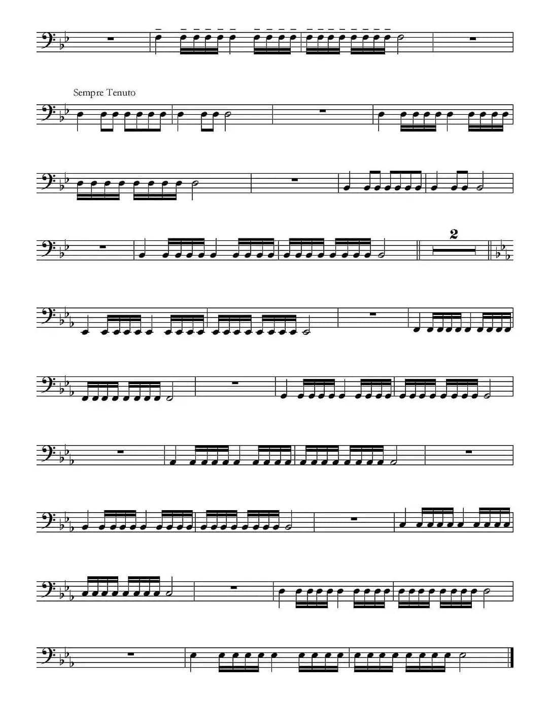 低音长号练习：Basic Routine