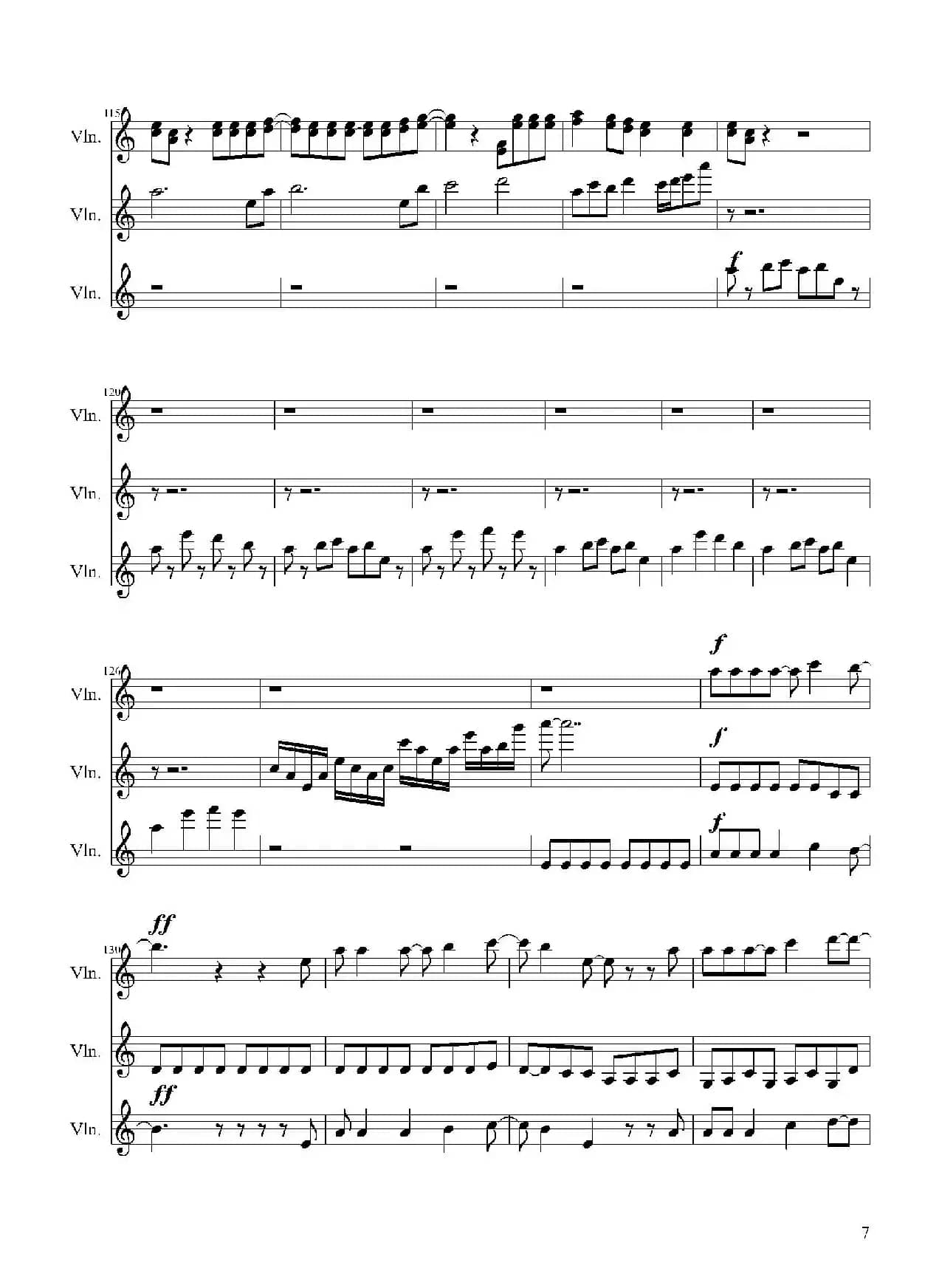 Shatter Me（小提琴三重奏）