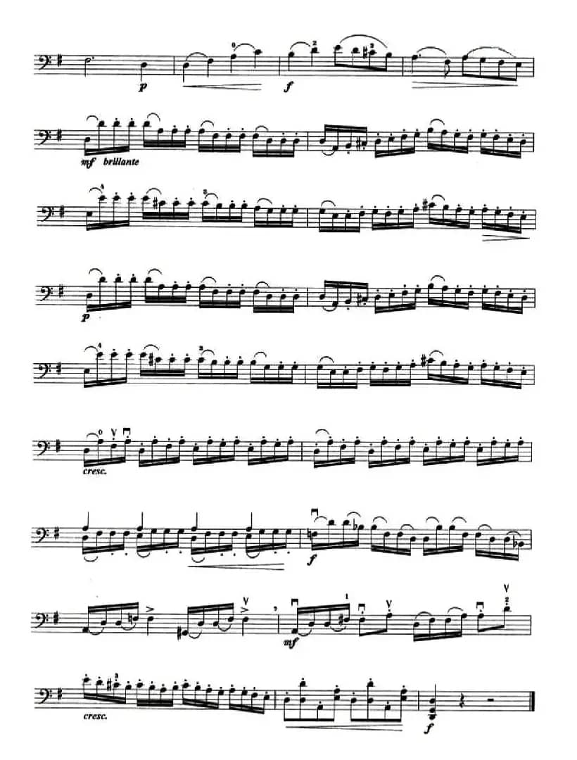 第五协奏曲（大提琴）