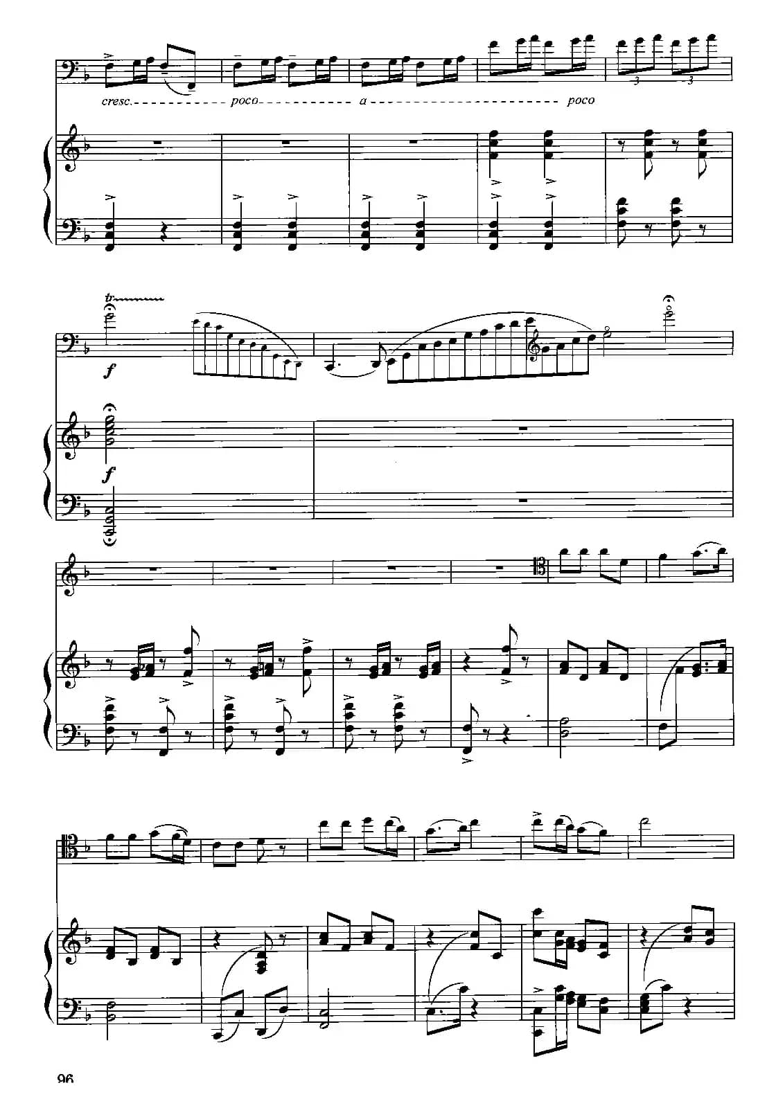 采伐歌（大提琴独奏+钢琴伴奏）