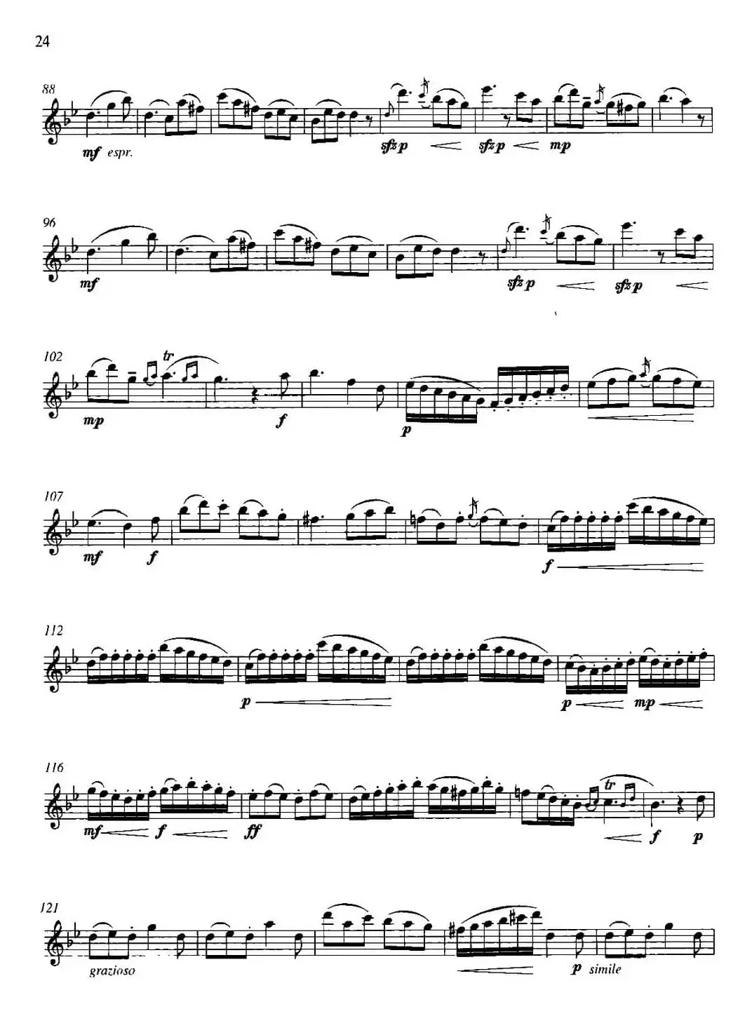 第二单元 中高级练习：连奏与清晰吹奏练习（乐曲部分：回旋随想曲）