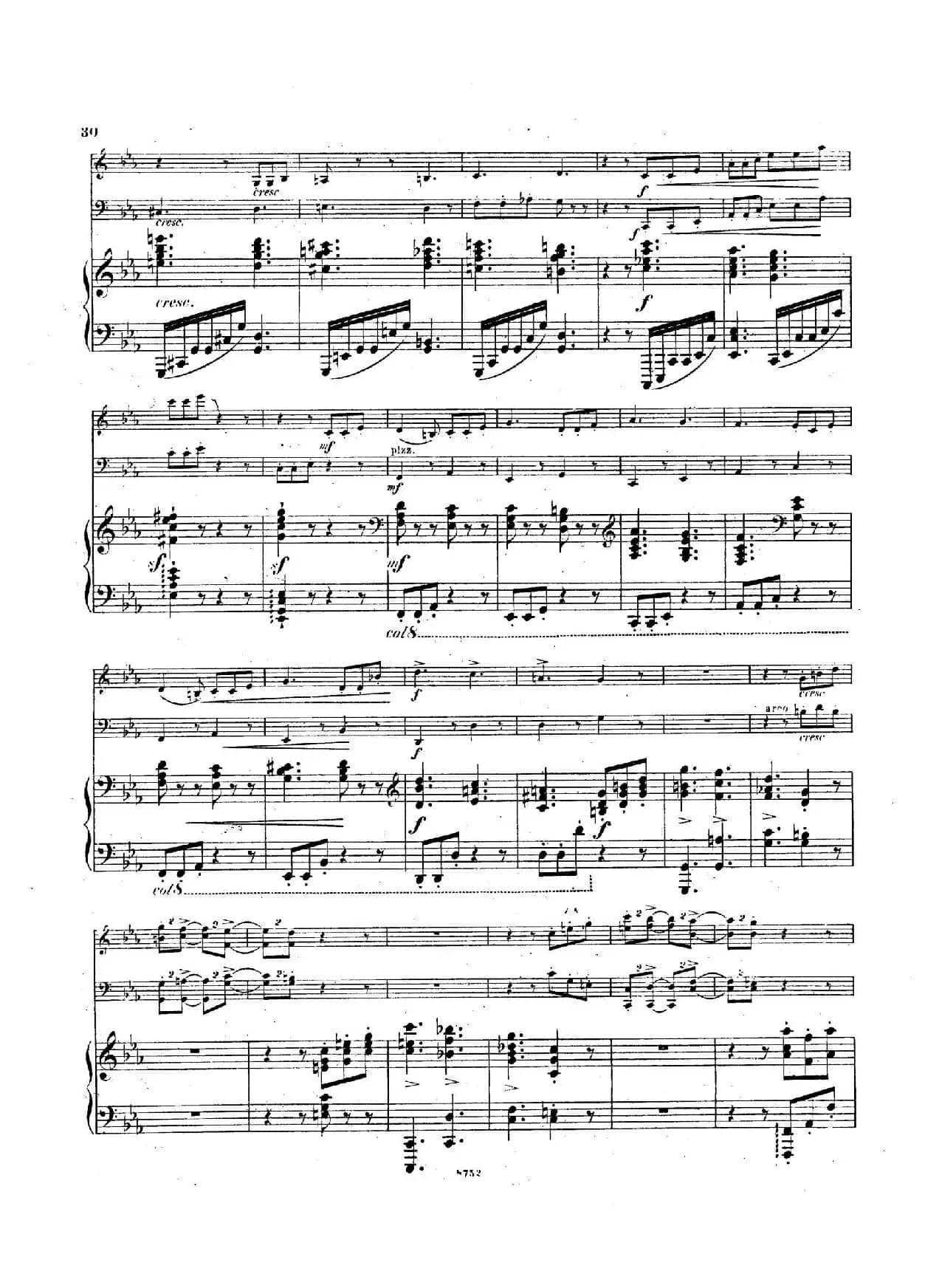 Piano Trio No.3 in c Minor Op.101（c小调第三钢琴三重奏）