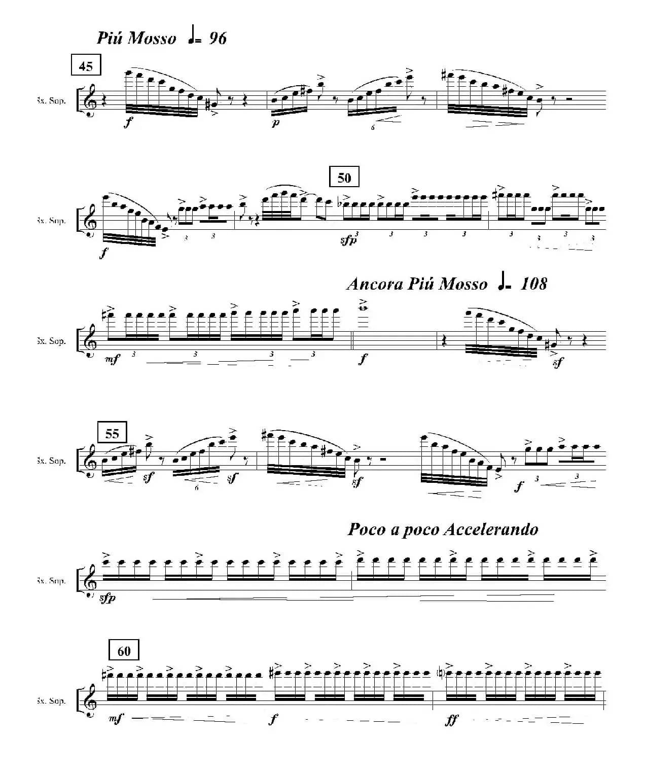 Ingravity（第一乐章）（Saxo 萨克斯分谱）