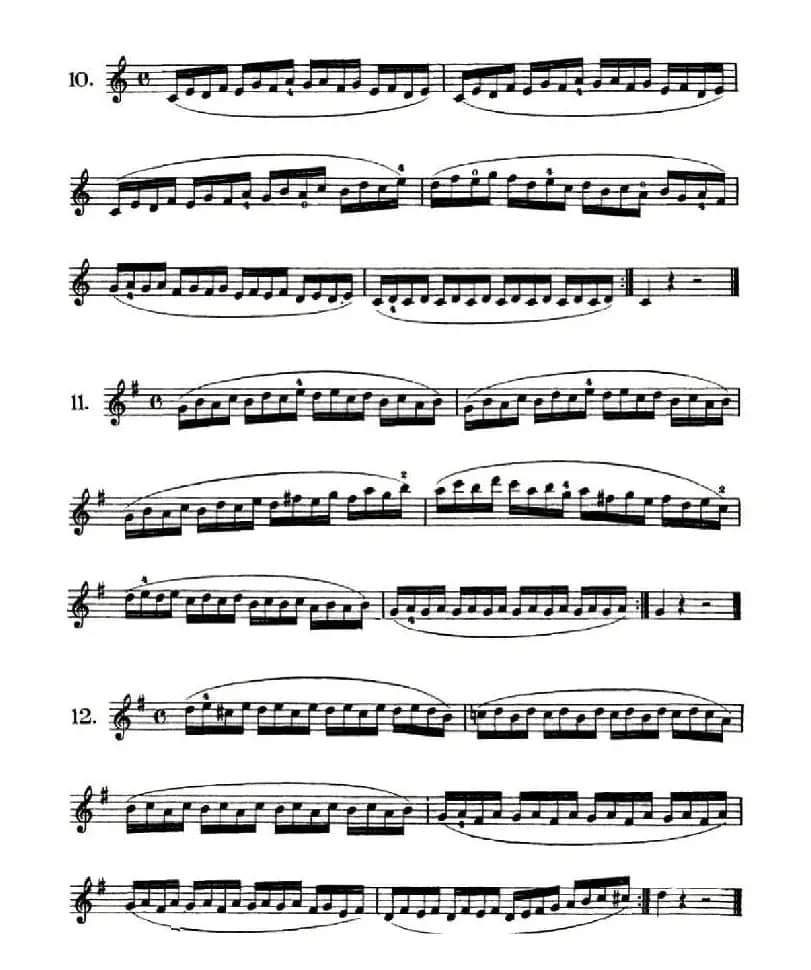 School of Mechanism, Op. 74（小提琴技巧练习1——12）