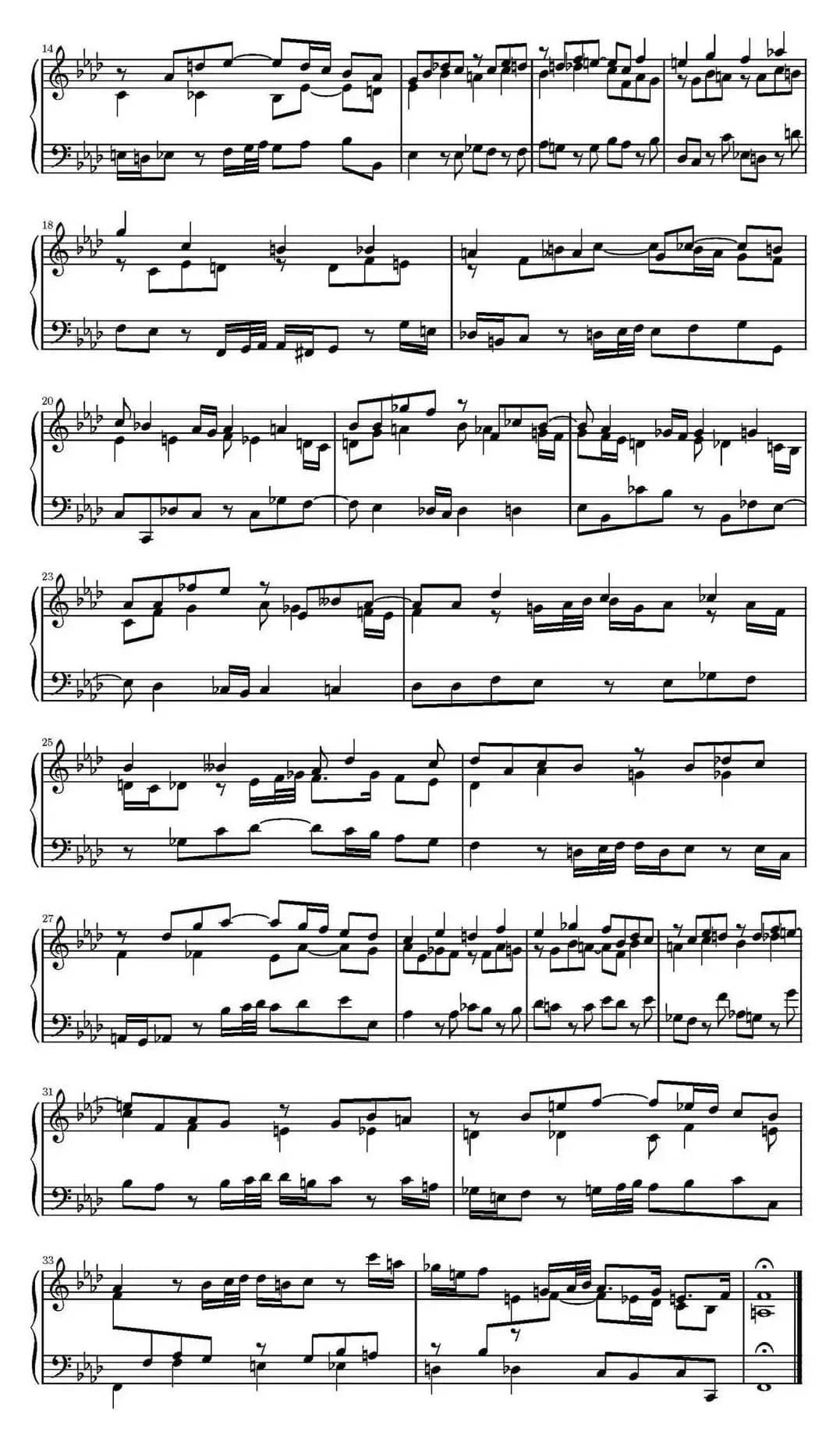 15首巴赫三部创意曲集（NO.9）